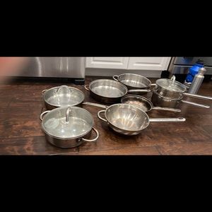 Wolfgang picks cafe collection. 18-10 stainless steal